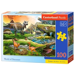 Castorland 100 db-os puzzle - Dínók világa (B-111084)