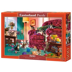 Castorland 500 db-os puzzle - Játékos cicák (B-53254)