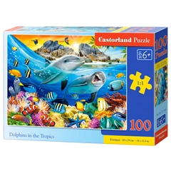 Castorland 100 db-os puzzle - Delfinek a trópusokon (B-111169)