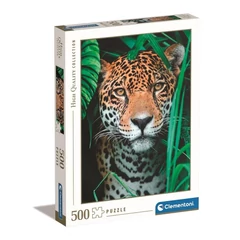 Clementoni 500 db-os puzzle - High Quality Collection Jaguár a Dzsungelben (35127)
