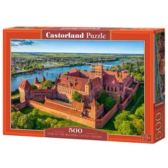 Castorland 500 db-os puzzle - Kilátás a Malborki kastélyra (B-54039)
