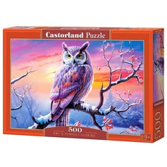 Castorland 500 db-os puzzle - Baglyok az estében (B-54022)