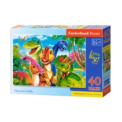 Castorland 40 db-os MAXI puzzle - Szelfiző dinoszauruszok (B-040391)