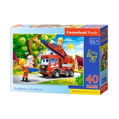 Castorland 40 db-os MAXI puzzle - Tűzoltók mentés közben (B-040407)