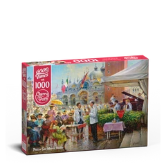 Cherry Pazzi 1000 db-os puzzle Pizza San Marco Venice (cp30653)