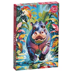 CherryPazzi 500 db-os puzzle - Happy Hippo (20272)