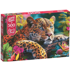 CherryPazzi 500 db-os puzzle - Reclining Leopard (20166)