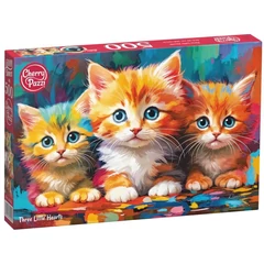 CherryPazzi 500 db-os puzzle - Three Little Hearts (20425)