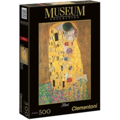 Clementoni 500 db-os puzzle Museum Collection - Klimt - Csók (35060)