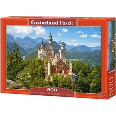 Castorland 500 db-os puzzle - Neuschwanstein kastély (B-53544)