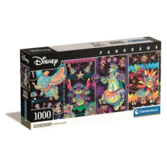 Clementoni 1000 db-os COMPACT - Panoráma puzzle - Disney játékos karakterek (39876)