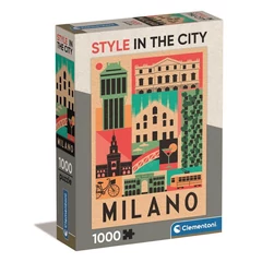 Clementoni 1000 db-os puzzle - Style In The City - Milano (39842)