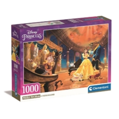 Clementoni 1000 db-os puzzle  COMPACT puzzle - Disney hercegnők (39854)