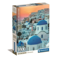 Clementoni 1000 db-os puzzle  COMPACT puzzle - High Quality Collection - Santorini (39912)