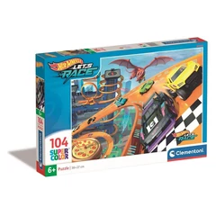 Clementoni 104 db-os Szuper Színes  puzzle - Hot Wheels (25760)