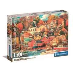 Clementoni 1500 db-os puzzle  COMPACT puzzle - High Quality Collection - Kikötőváros (31713)