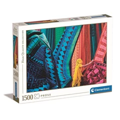 Clementoni 1500 db-os puzzle - High Quality Collection - Színes szövetek (31706)