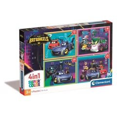 Clementoni  4 az 1-ben puzzle (20,60,100,180 db-os) - Batmobil (21529)
