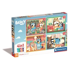 Clementoni  4 az 1-ben puzzle (12-16-20-24db-os) - Bluey (21530)