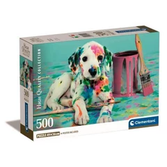 Clementoni 500 db-os puzzle  COMPACT puzzle - High Quality Collection - Dalmata kölyök (35545)