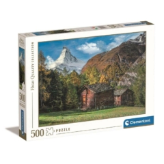 Clementoni 500 db-os puzzle - High Quality Collection - Faházikó a hegyek között (35523)