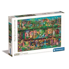 Clementoni 6000 db-os puzzle - High Quality Collection - Stewart, A kert a könyvespolcban (36532)