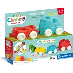 Clementoni - Clemmy Tapints és játssz - érzékelést fejlesztő vonatkészlet (17961)