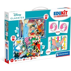 Clementoni - Edukit 4 az 1-ben játékgyűjtemény - Disney Klasszikus karakterek (18290)