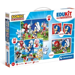 Clementoni - Edukit 4 az 1-ben játékgyűjtemény - Sonic (18318)