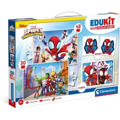 Clementoni - Edukit 4 az 1-ben játékgyűjtemény - Spidey és barátai (18295)