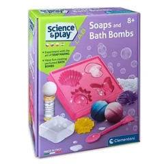 Clementoni - Science &amp; Play - Lab - Szappan és fürdőbomba készítő készlet (50933)