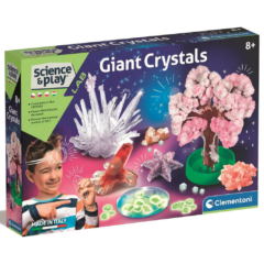 Clementoni - Science &amp; Play - Giant Crystals - Kísérletezős játék (50814)