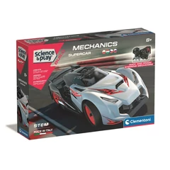 Clementoni - Tudomány és játék - Mechanikus Műhely - Versenyautó (50192)