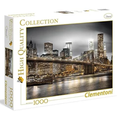 Clementoni 1000 db-os puzzle - A Brooklyn híd éjjel, New York (39366)