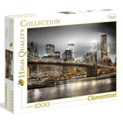 Clementoni 1000 db-os puzzle - A Brooklyn híd éjjel, New York (39366)