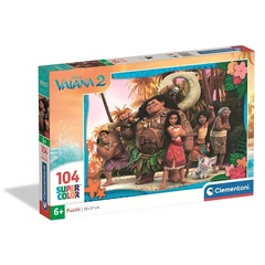 Clementoni 104 db-os Szuper Színes puzzle - Disney - Vaiana (25786)