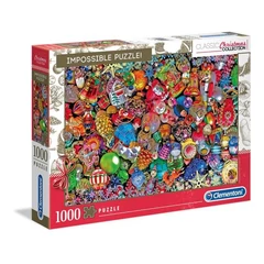 Clementoni 1000 db-os Classic Christmas Collection - A lehetetlen puzzle - Karácsonyi díszek (39585)