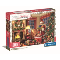 Clementoni 1000 db-os puzzle - A Mikulás érkezése (39924)