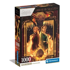 Clementoni 1000 db-os puzzle - Dungeon and Dragons - A sárkány csata (39903)