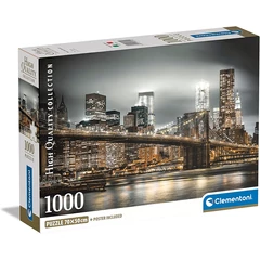 Clementoni 1000 db-os puzzle - High Quality Collection - New York, Brooklyn-híd (39704)