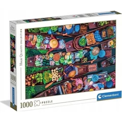 Clementoni 1000 db-os puzzle - High Quality Collection - Thaiföld, úszó piaca (39882)