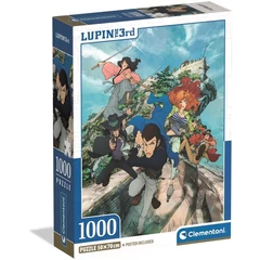 Clementoni 1000 db-os puzzle - Lupin 3 (37068)