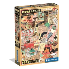 Clementoni 1000 db-os COMPACT puzzle - More is More - Books and Writting (37074)