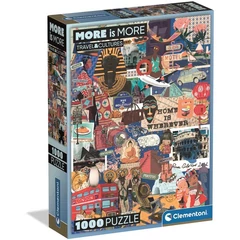 Clementoni 1000 db-os puzzle - More is More - Travel and Cultures (37072)