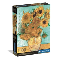 Clementoni 1000 db-os puzzle - Museum Collection - Sunflowers (39966)