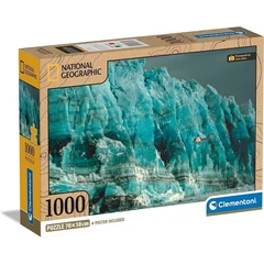 Clementoni 1000 db-os puzzle - National Geographic Collection - Hubbard-gleccser (39731)