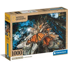 Clementoni 1000 db-os puzzle - National Geographic Collection - Pompás királylepkék (39732)