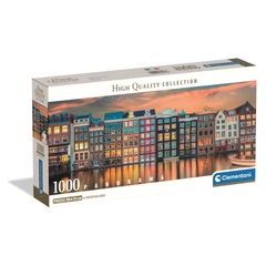 Clementoni 1000 db-os - High Quality Collection - Panoráma puzzle - Bright Amsterdam (39897)