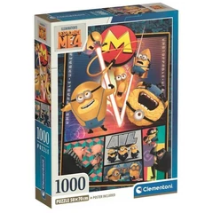 Clementoni 1000 db-os Compact puzzle - High Quality Collection - Minyonok (39798)