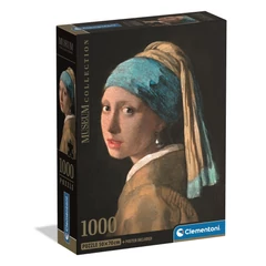 Clementoni 1000 db-os puzzle - Museum Collection - Girl W, Pearl Earring (39967)